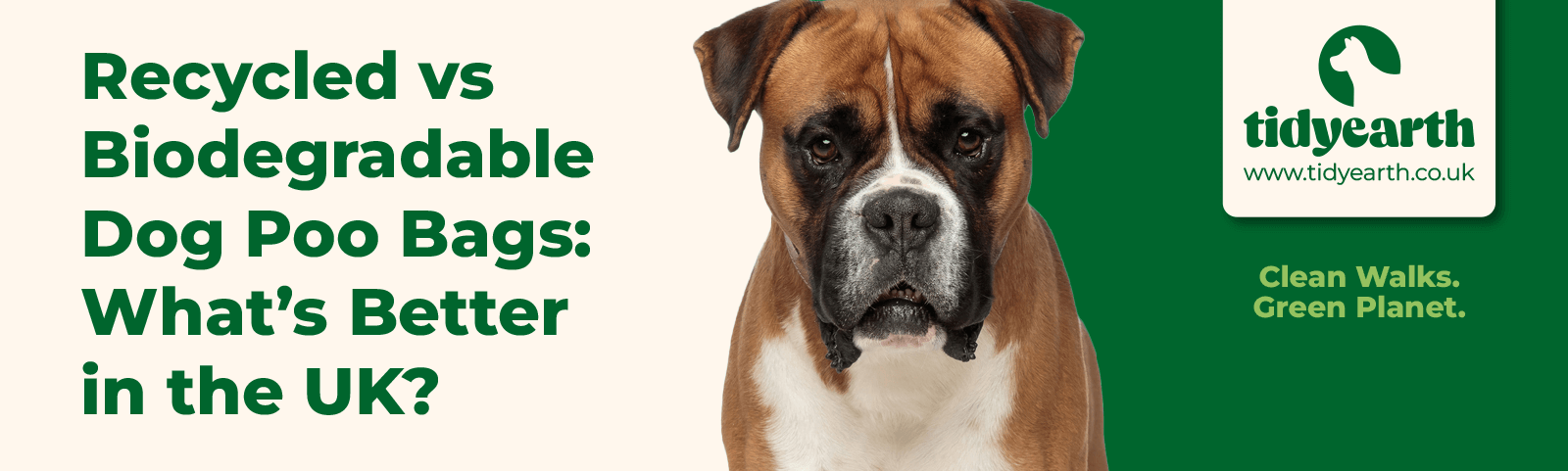 Recycled vs Biodegradable Dog Poo Bags: What’s Better in the UK?