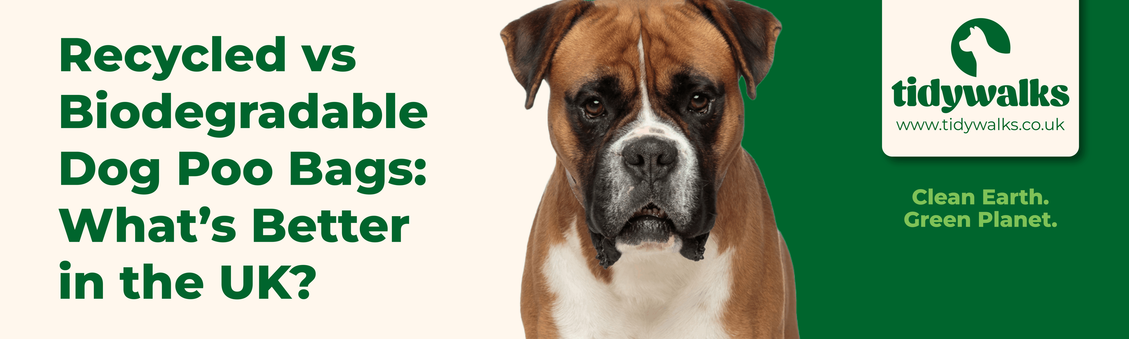 Recycled vs Biodegradable Dog Poo Bags: What’s Better in the UK?
